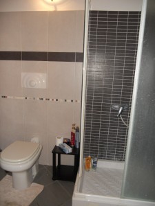 bagno ospiti con doccia